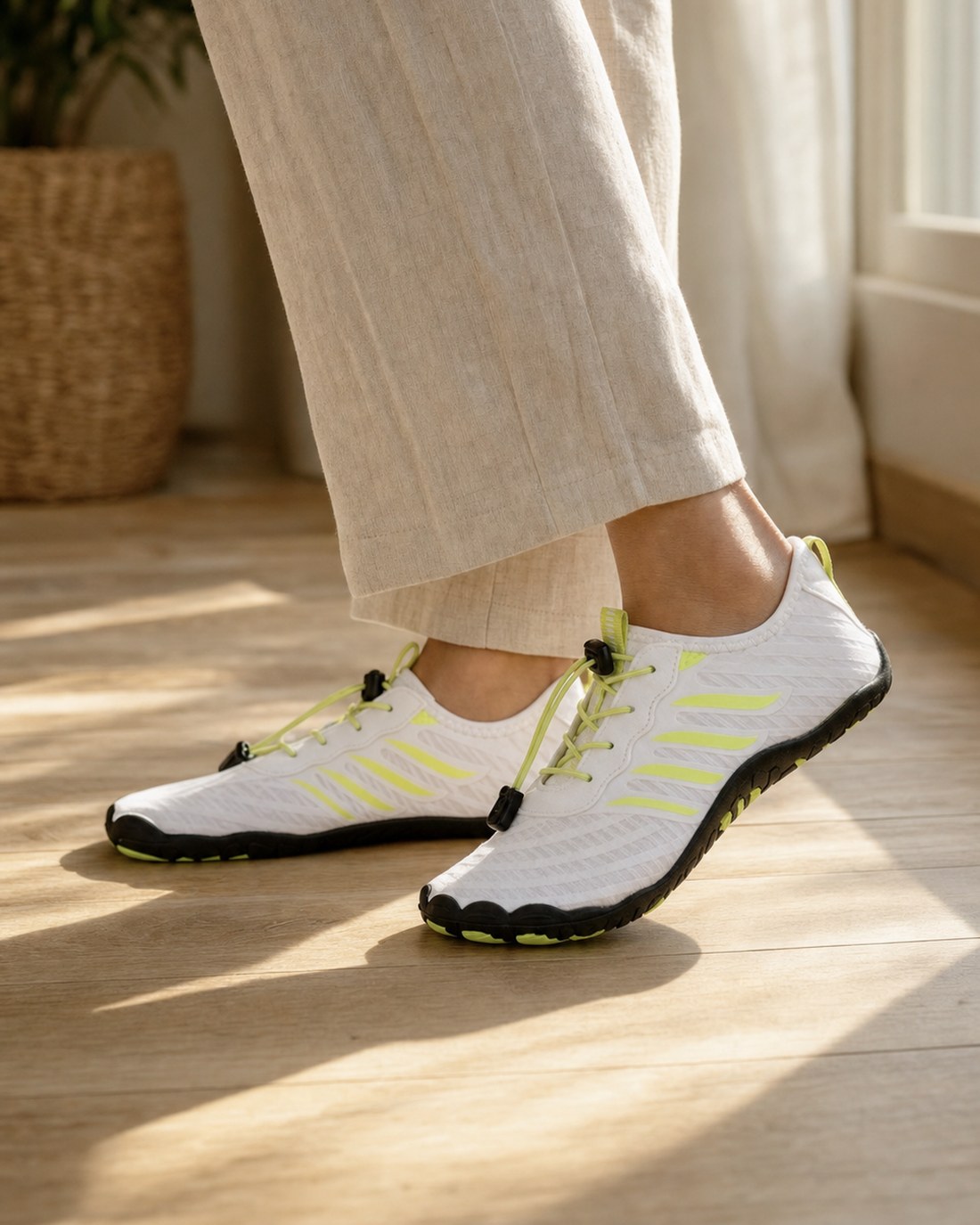 Wearing Grounded Footwear at home